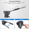 ARTCISE FH8 Heavy Duty Tripod Fluid Video Head Damping Drag Head