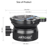 Artcise LH4 Tripod Leveling Base (⌀60mm)