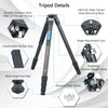 ARTCISE CS80C+LB44+MA Carbon Fiber Tripod