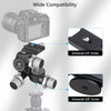 ARTCISE GA3 3 Way Geared Tripod Head with Arca Type QR Plate