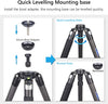 ARTCISE AF80C Flip Lock Carbon Fiber Tripod With 65mm Bowl Adapter