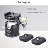 ARTCISE QB40 Low Profile Tripod Head